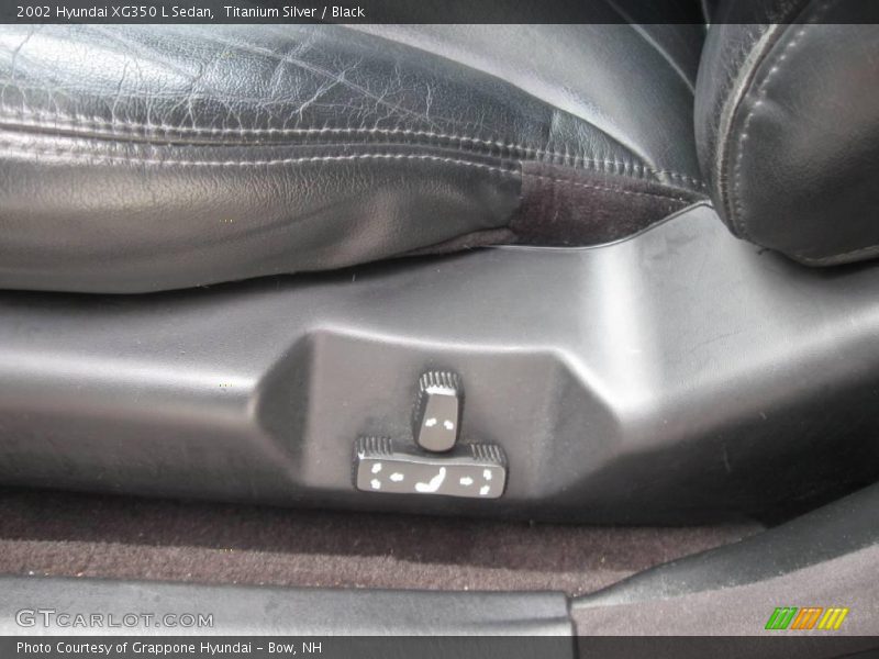 Titanium Silver / Black 2002 Hyundai XG350 L Sedan
