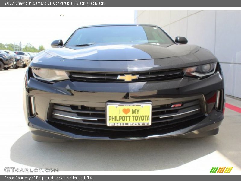 Black / Jet Black 2017 Chevrolet Camaro LT Convertible