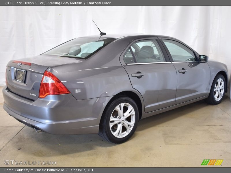 Sterling Grey Metallic / Charcoal Black 2012 Ford Fusion SE V6