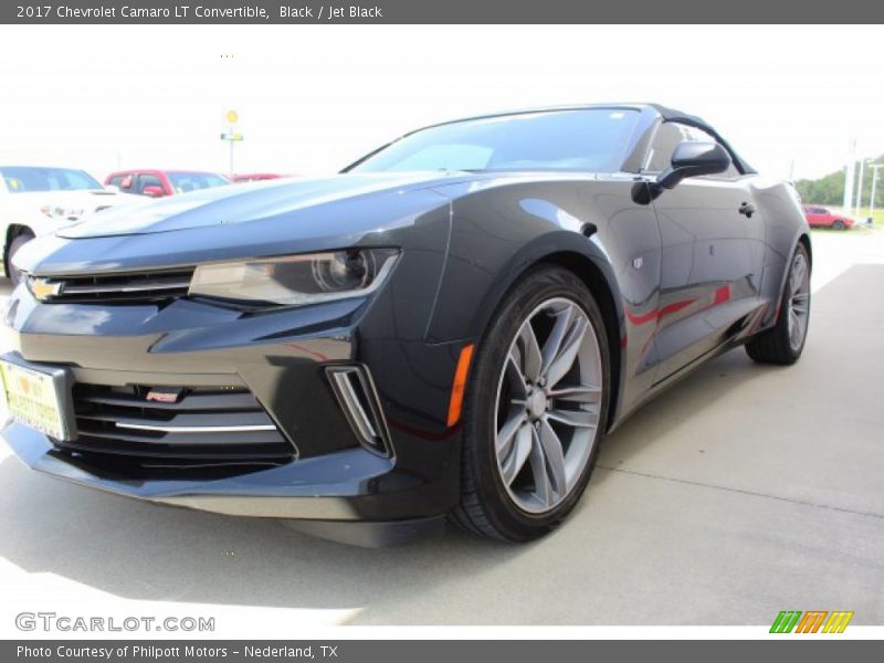 Black / Jet Black 2017 Chevrolet Camaro LT Convertible
