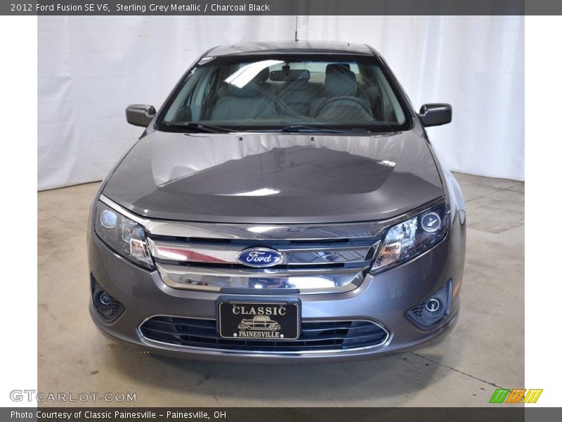 Sterling Grey Metallic / Charcoal Black 2012 Ford Fusion SE V6