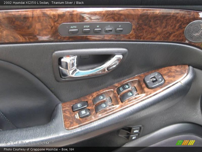 Titanium Silver / Black 2002 Hyundai XG350 L Sedan
