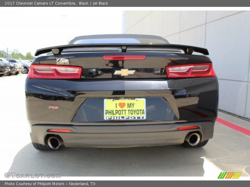Black / Jet Black 2017 Chevrolet Camaro LT Convertible