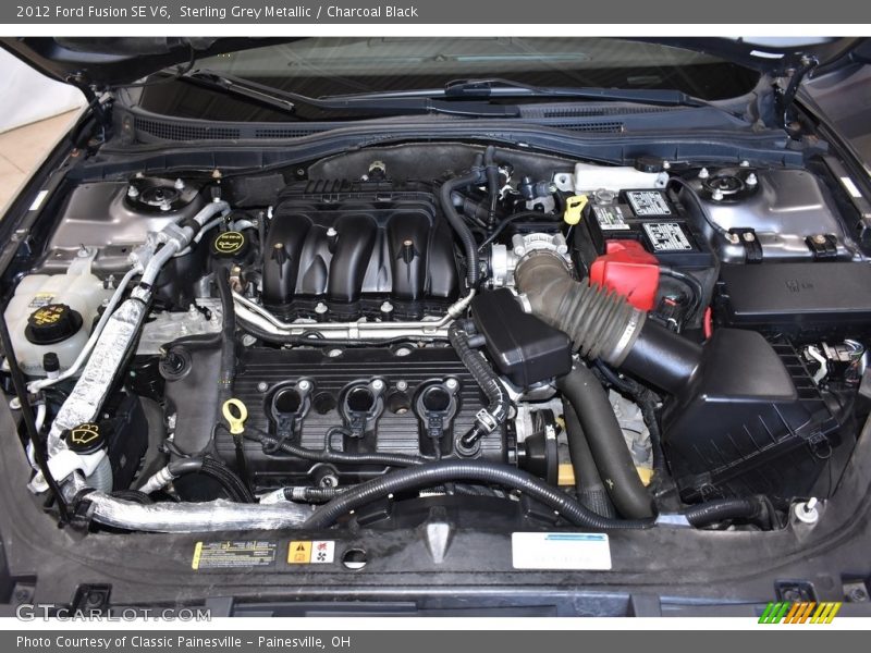 Sterling Grey Metallic / Charcoal Black 2012 Ford Fusion SE V6