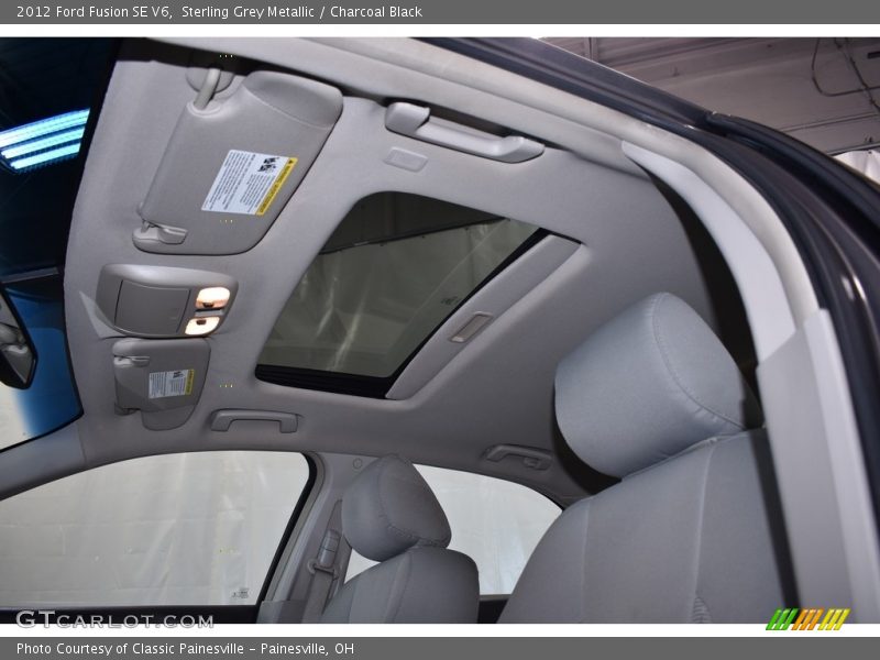 Sterling Grey Metallic / Charcoal Black 2012 Ford Fusion SE V6