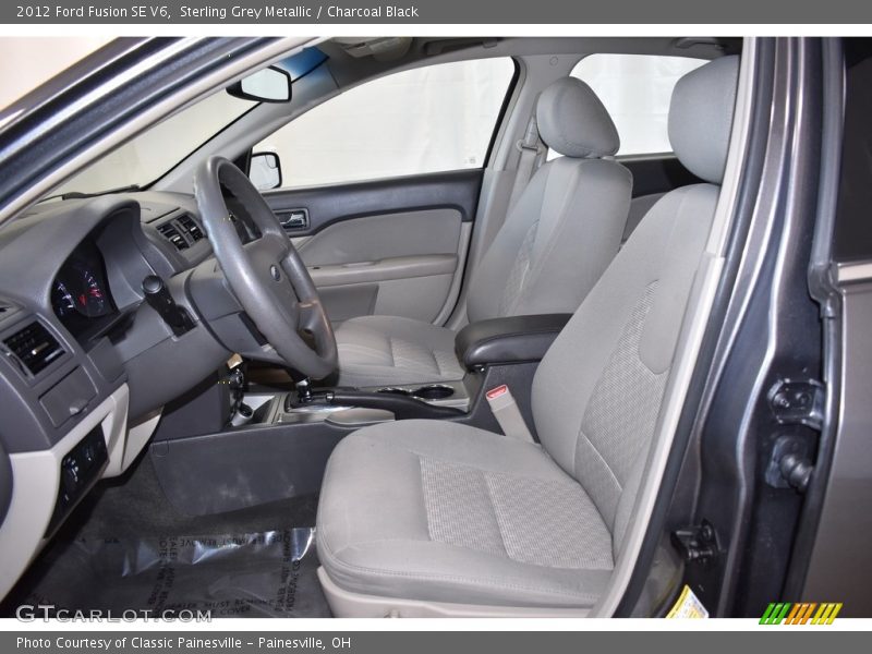 Sterling Grey Metallic / Charcoal Black 2012 Ford Fusion SE V6