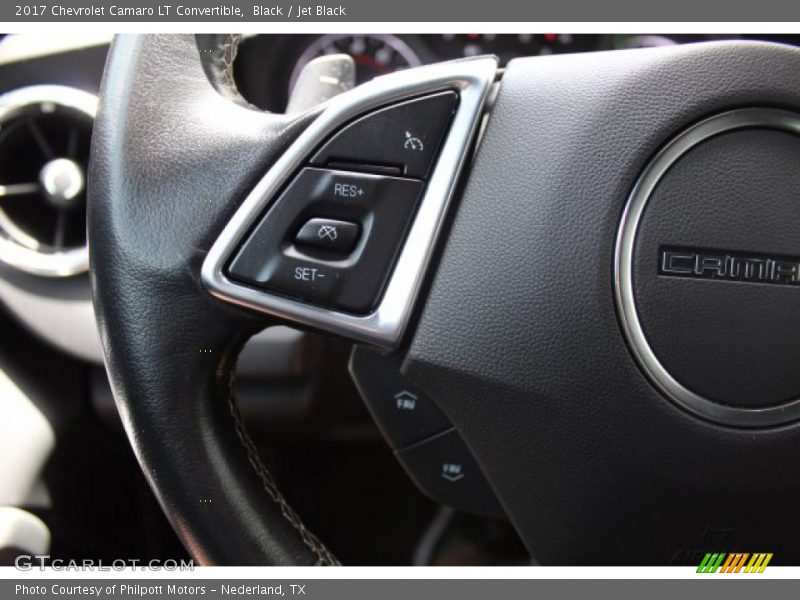 Black / Jet Black 2017 Chevrolet Camaro LT Convertible