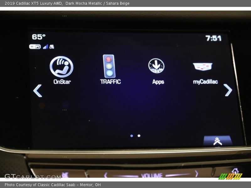 Dark Mocha Metallic / Sahara Beige 2019 Cadillac XT5 Luxury AWD