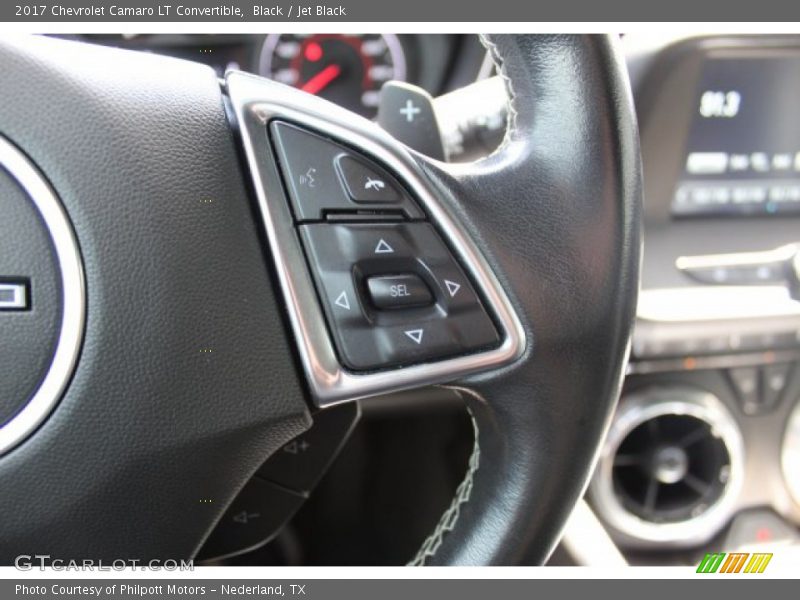 Black / Jet Black 2017 Chevrolet Camaro LT Convertible