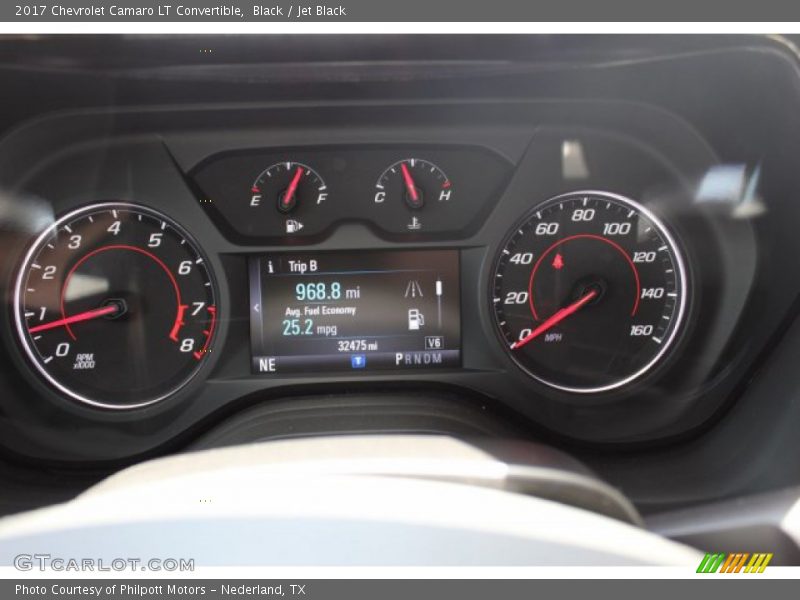 Black / Jet Black 2017 Chevrolet Camaro LT Convertible