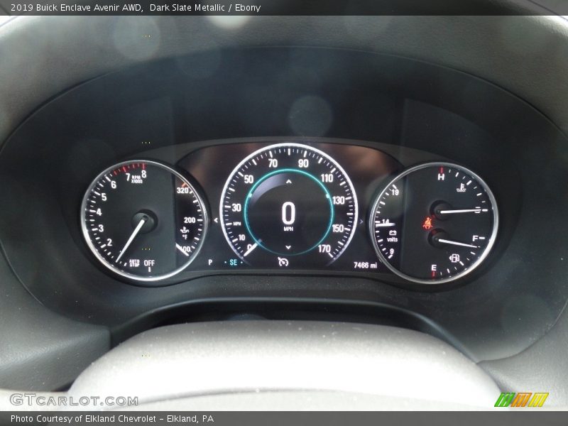 Dark Slate Metallic / Ebony 2019 Buick Enclave Avenir AWD