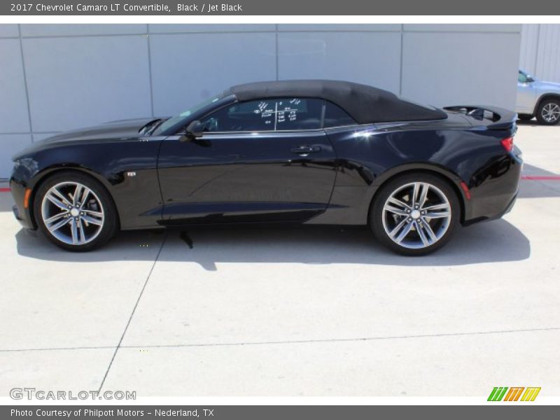 Black / Jet Black 2017 Chevrolet Camaro LT Convertible