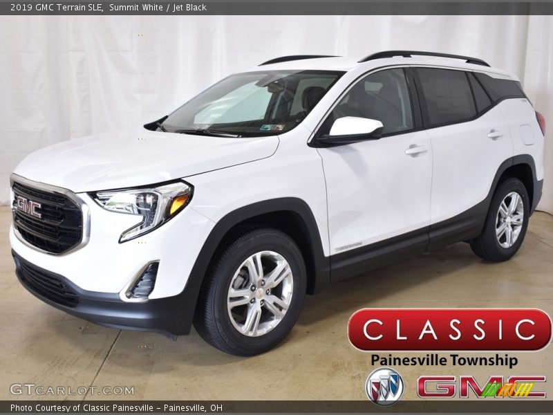 Summit White / Jet Black 2019 GMC Terrain SLE