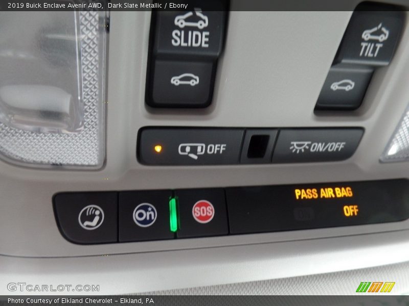 Dark Slate Metallic / Ebony 2019 Buick Enclave Avenir AWD