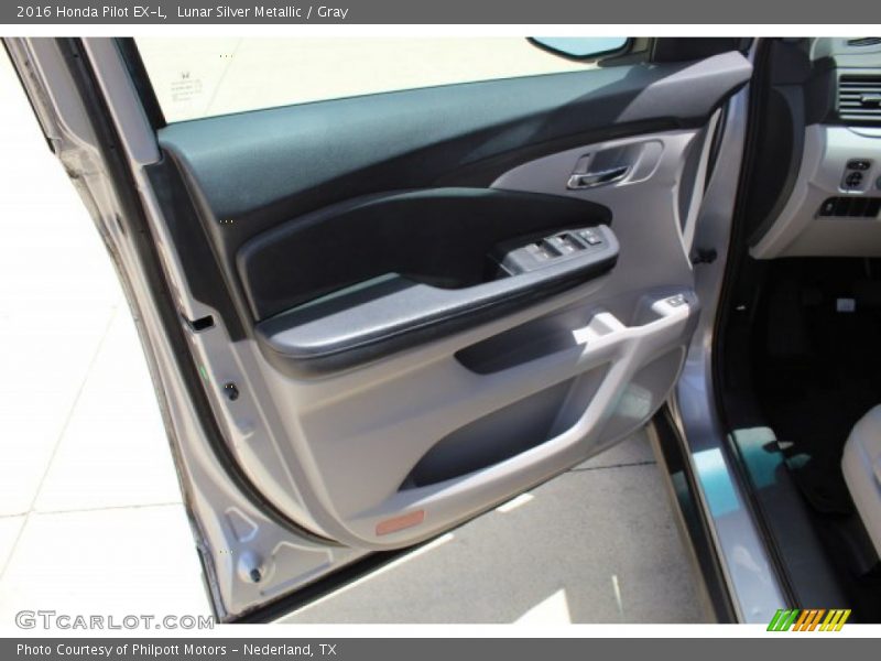 Lunar Silver Metallic / Gray 2016 Honda Pilot EX-L