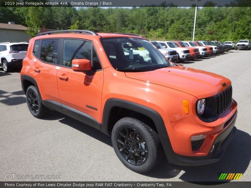 Omaha Orange / Black 2019 Jeep Renegade Altitude 4x4