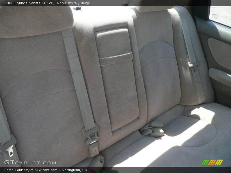 Noble White / Beige 2000 Hyundai Sonata GLS V6