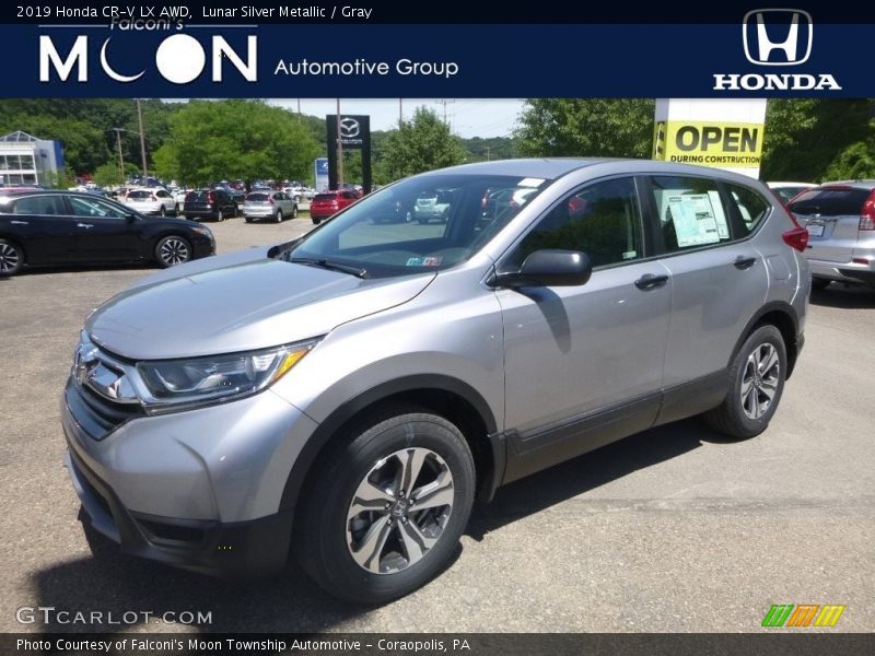 Lunar Silver Metallic / Gray 2019 Honda CR-V LX AWD