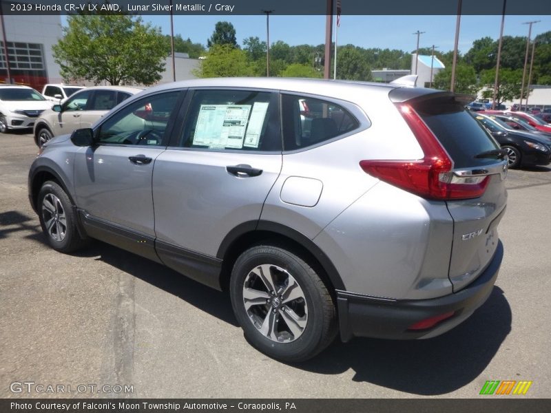 Lunar Silver Metallic / Gray 2019 Honda CR-V LX AWD