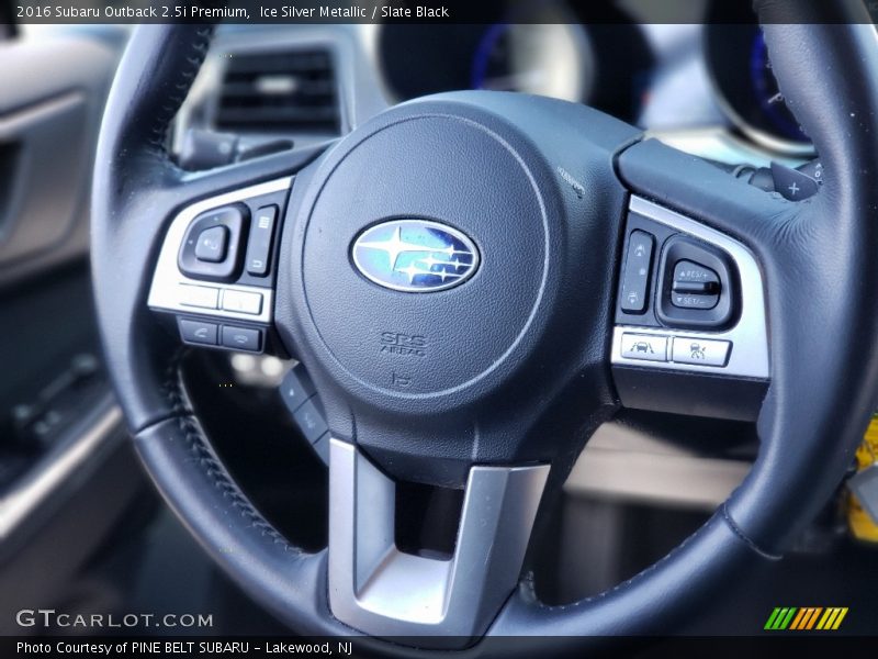 Ice Silver Metallic / Slate Black 2016 Subaru Outback 2.5i Premium