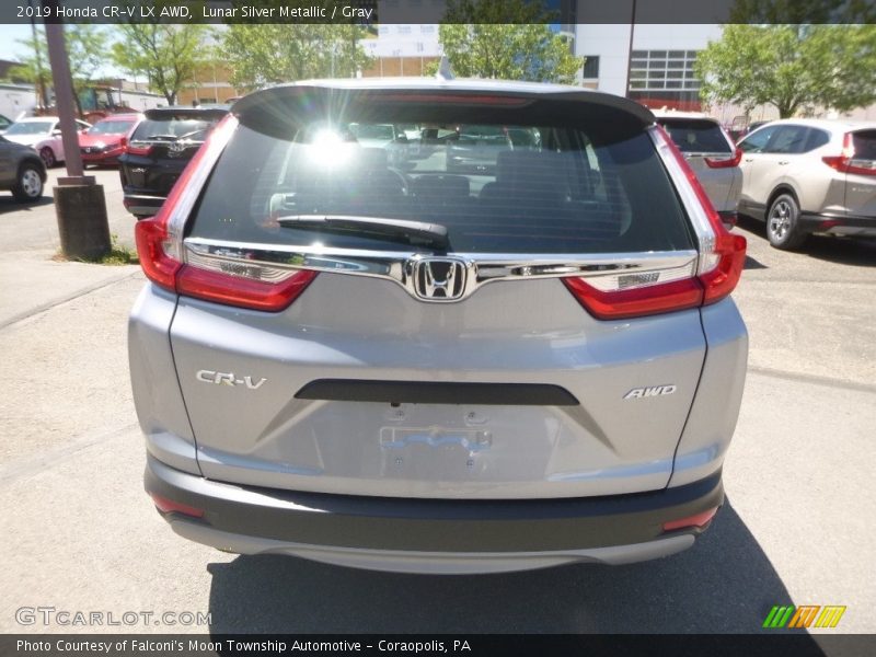 Lunar Silver Metallic / Gray 2019 Honda CR-V LX AWD