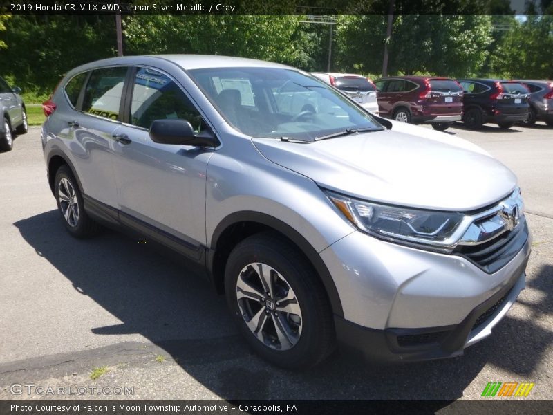 Lunar Silver Metallic / Gray 2019 Honda CR-V LX AWD