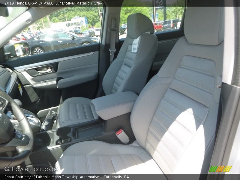 Lunar Silver Metallic / Gray 2019 Honda CR-V LX AWD