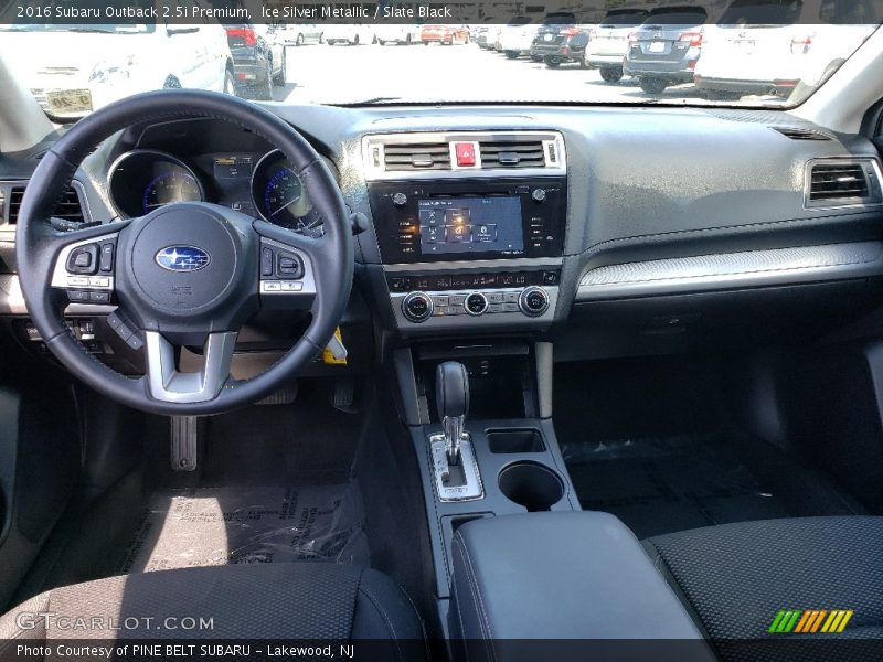 Ice Silver Metallic / Slate Black 2016 Subaru Outback 2.5i Premium