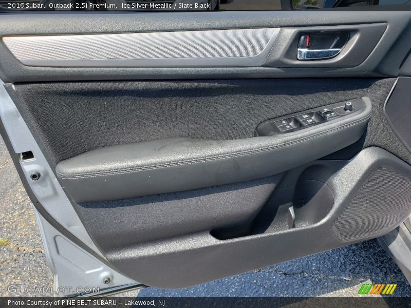 Ice Silver Metallic / Slate Black 2016 Subaru Outback 2.5i Premium