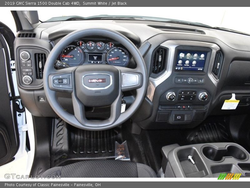 Summit White / Jet Black 2019 GMC Sierra 1500 Double Cab 4WD