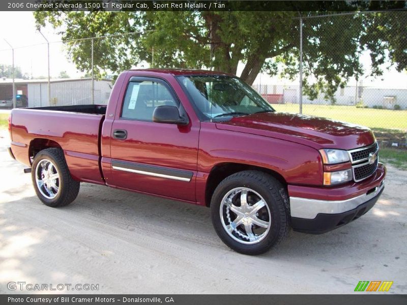 Sport Red Metallic / Tan 2006 Chevrolet Silverado 1500 LT Regular Cab