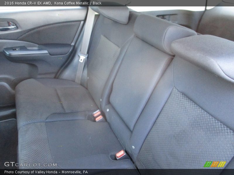 Kona Coffee Metallic / Black 2016 Honda CR-V EX AWD