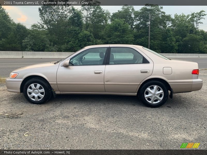 Cashmere Beige Metallic / Gray 2001 Toyota Camry LE
