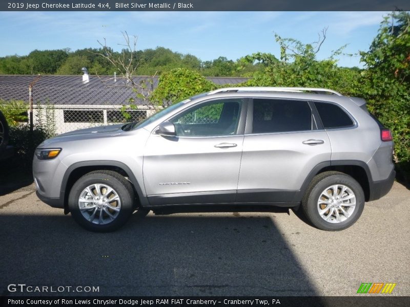 Billet Silver Metallic / Black 2019 Jeep Cherokee Latitude 4x4