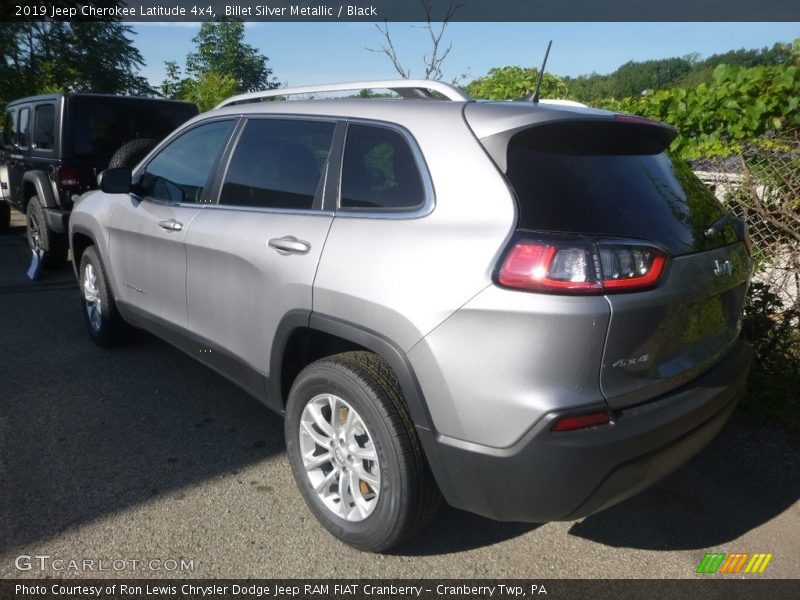 Billet Silver Metallic / Black 2019 Jeep Cherokee Latitude 4x4