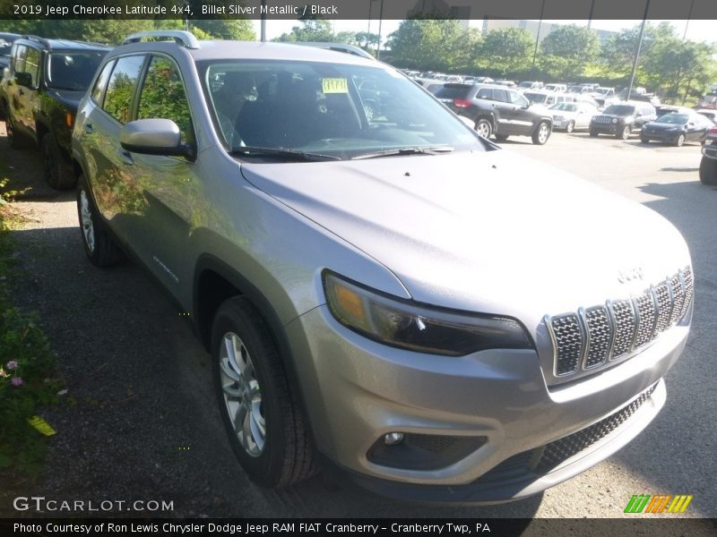 Billet Silver Metallic / Black 2019 Jeep Cherokee Latitude 4x4