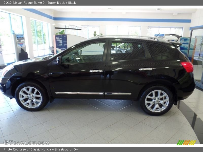 Super Black / Black 2012 Nissan Rogue SL AWD