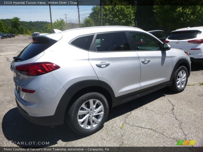 Molten Silver / Gray 2019 Hyundai Tucson Value
