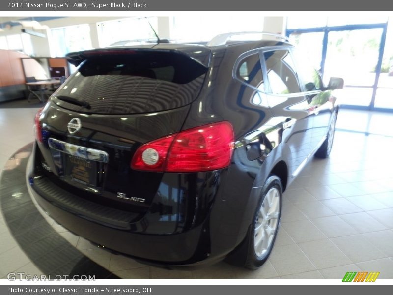 Super Black / Black 2012 Nissan Rogue SL AWD