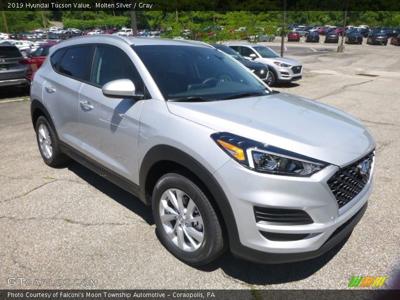 Molten Silver / Gray 2019 Hyundai Tucson Value