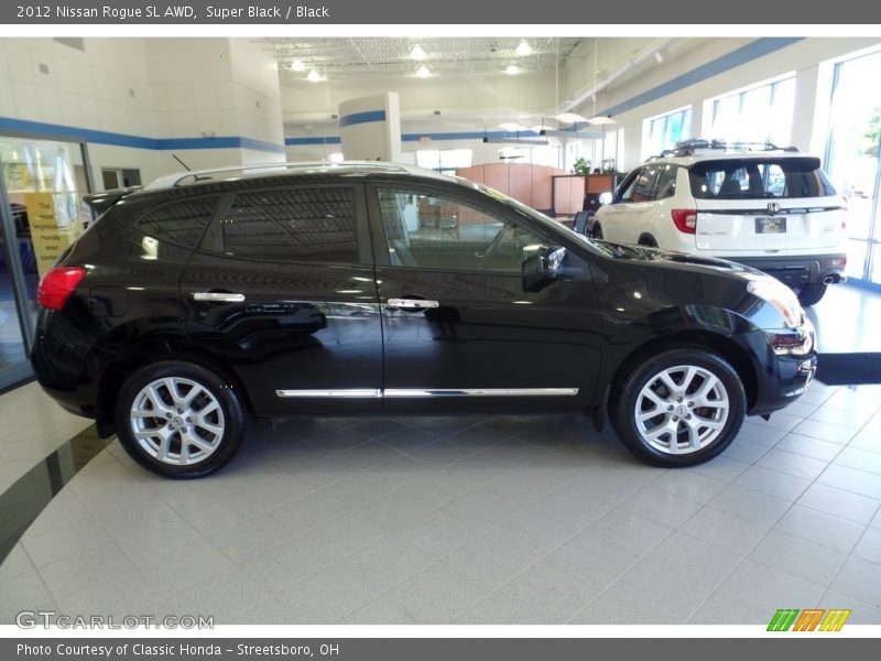 Super Black / Black 2012 Nissan Rogue SL AWD