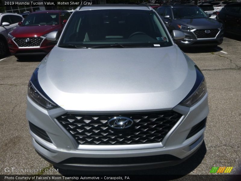 Molten Silver / Gray 2019 Hyundai Tucson Value