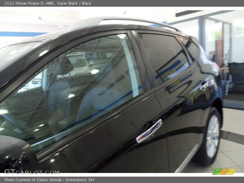 Super Black / Black 2012 Nissan Rogue SL AWD