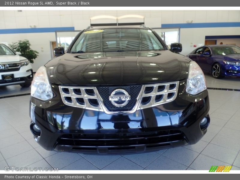 Super Black / Black 2012 Nissan Rogue SL AWD