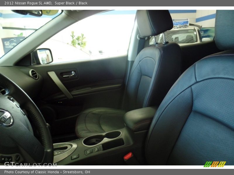 Super Black / Black 2012 Nissan Rogue SL AWD