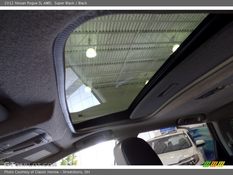 Super Black / Black 2012 Nissan Rogue SL AWD