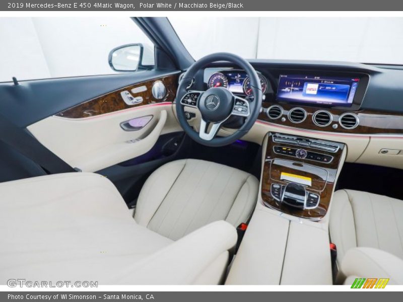 Polar White / Macchiato Beige/Black 2019 Mercedes-Benz E 450 4Matic Wagon