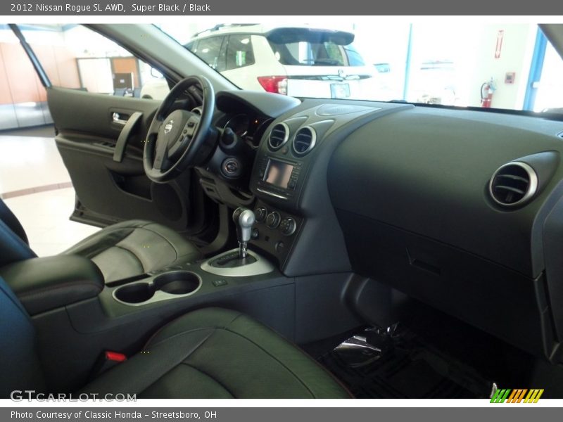 Super Black / Black 2012 Nissan Rogue SL AWD