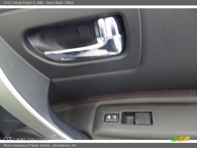 Super Black / Black 2012 Nissan Rogue SL AWD