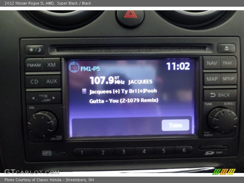 Super Black / Black 2012 Nissan Rogue SL AWD
